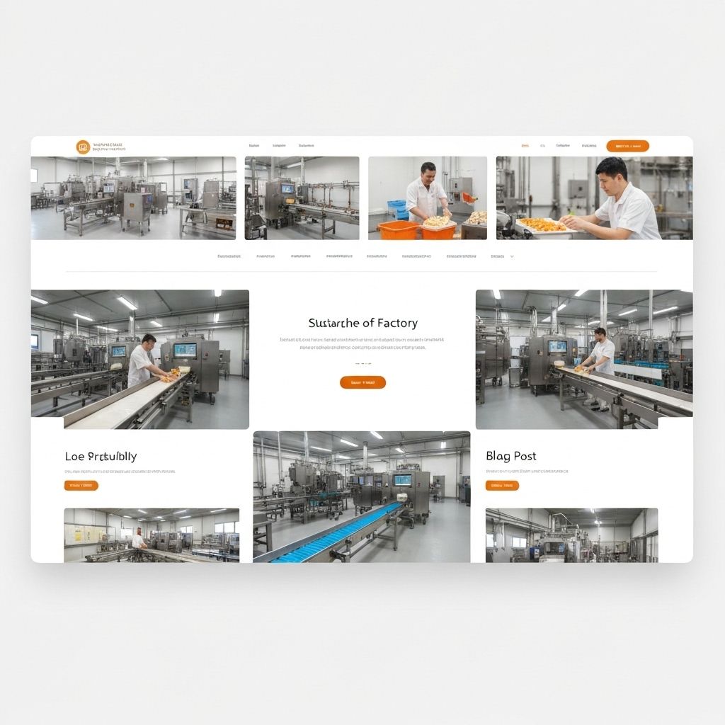 موقع مصنع المواد الغذائية