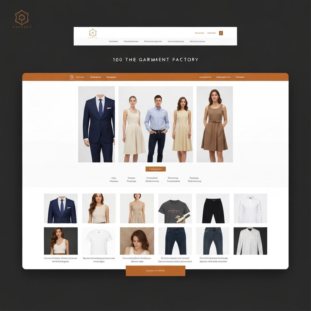 موقع مصنع الملابس الجاهزة
